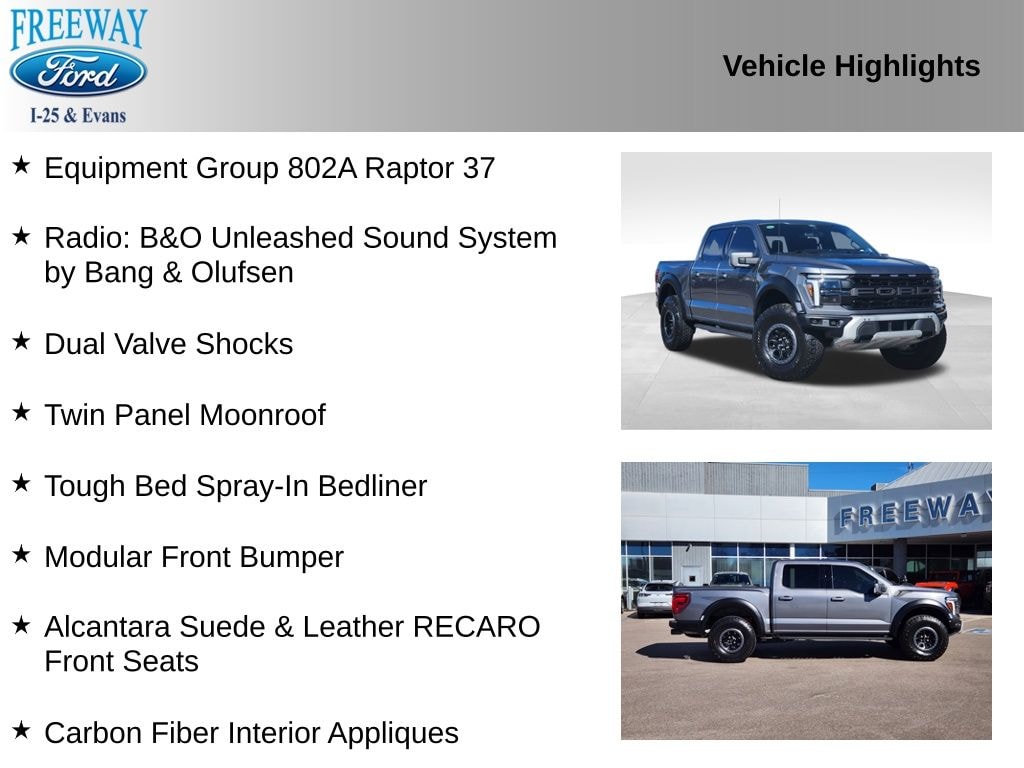 Used 2024 Ford F-150 Raptor Truck