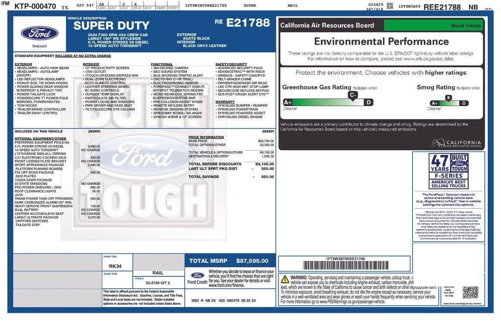 Used 2024 Ford F-350SD Lariat Truck