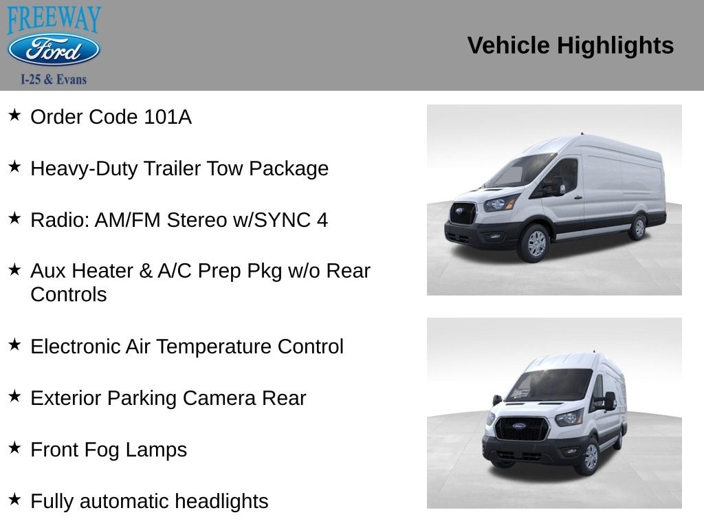 New 2025 Ford Transit-250 Base Cargo Van