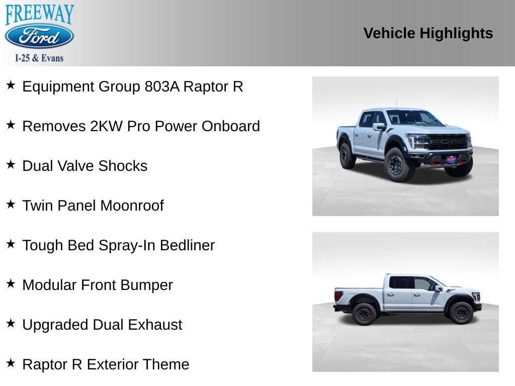 Certified 2025 Ford F-150 Raptor Truck