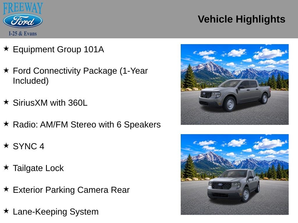 New 2026 Ford Maverick XL Truck