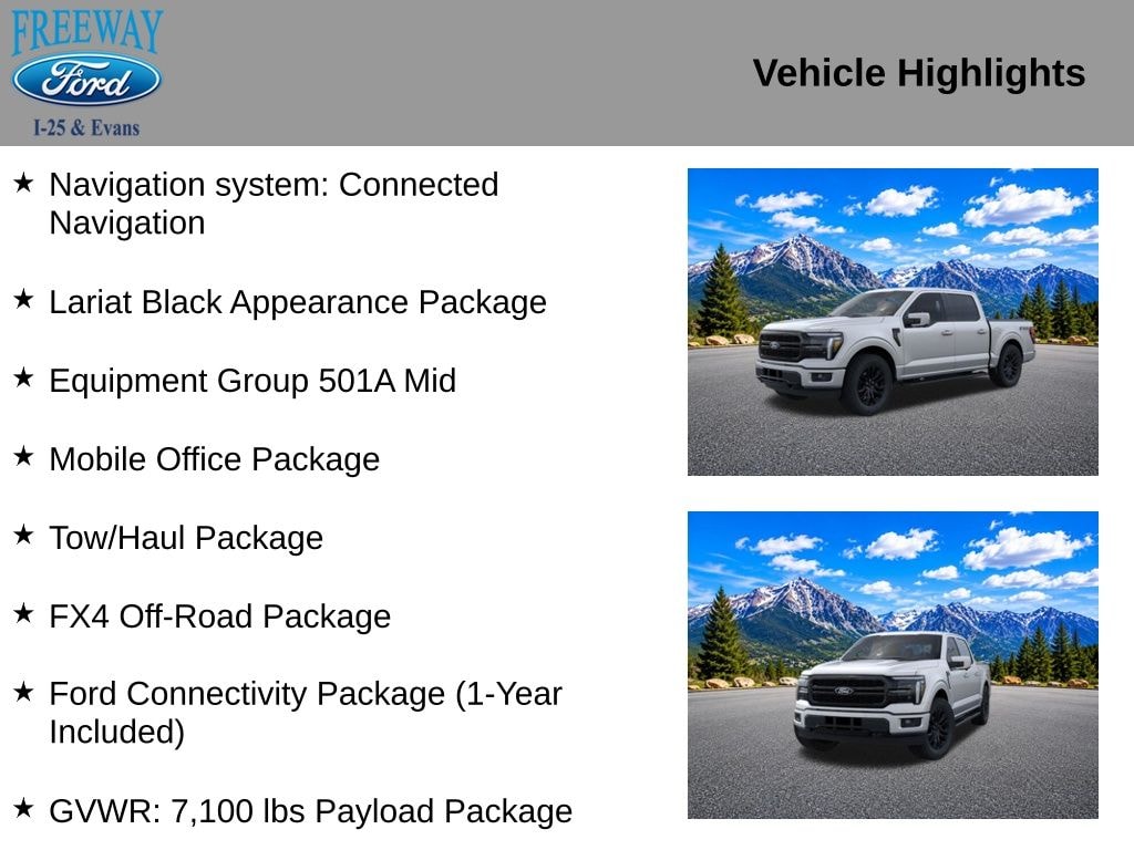 New 2026 Ford F-150 Lariat Truck
