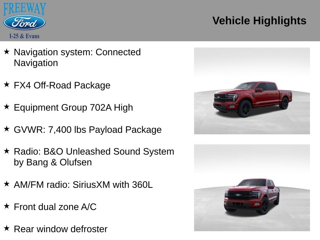 New 2025 Ford F-150 Platinum Truck