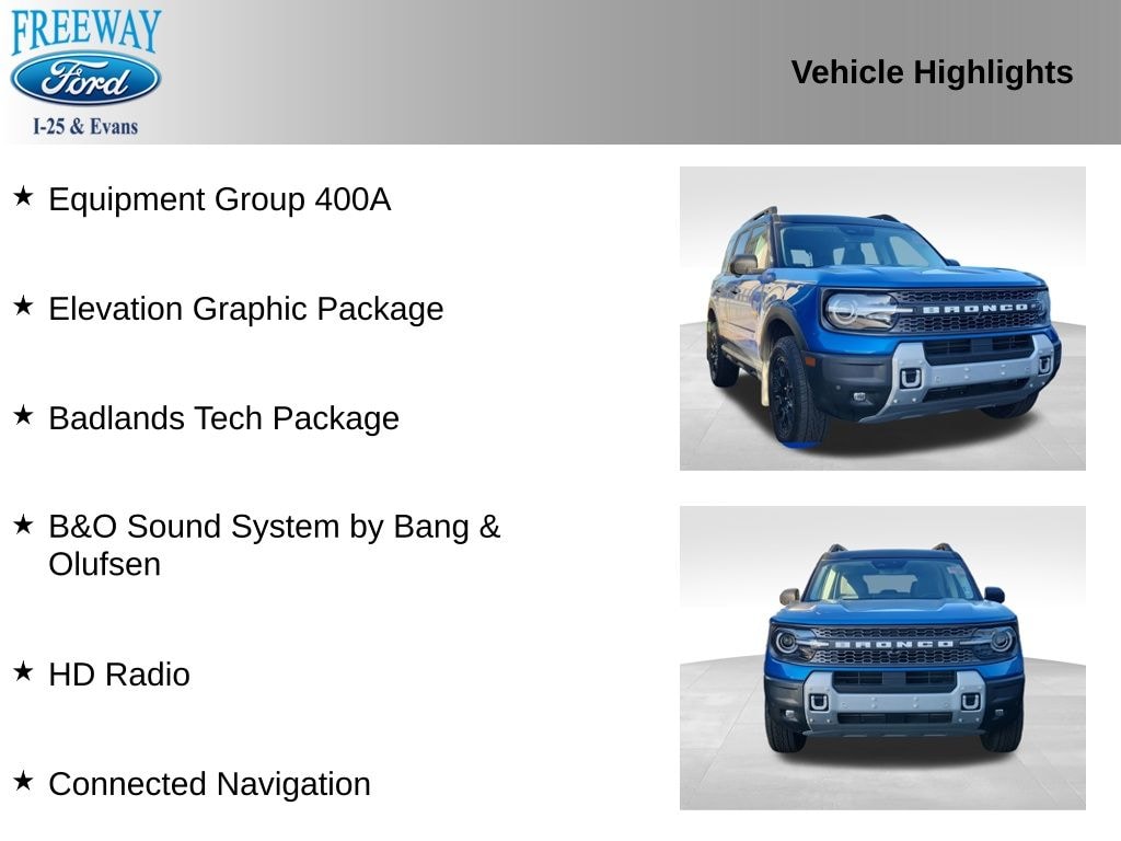 Certified 2025 Ford Bronco Sport Badlands SUV