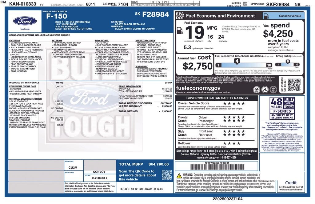 Used 2025 Ford F-150 XLT Truck