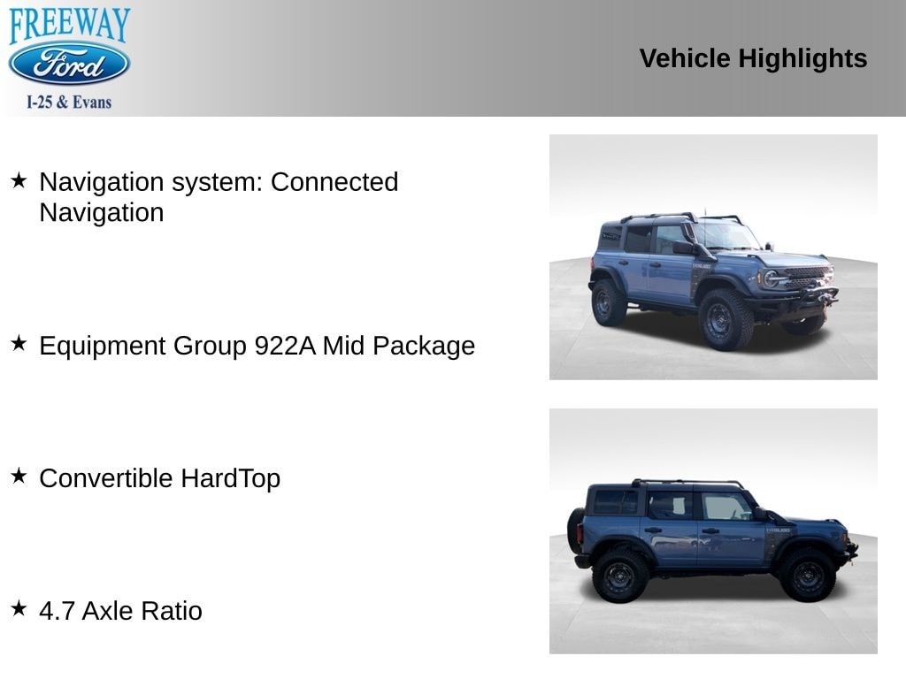 Certified 2024 Ford Bronco Everglades SUV