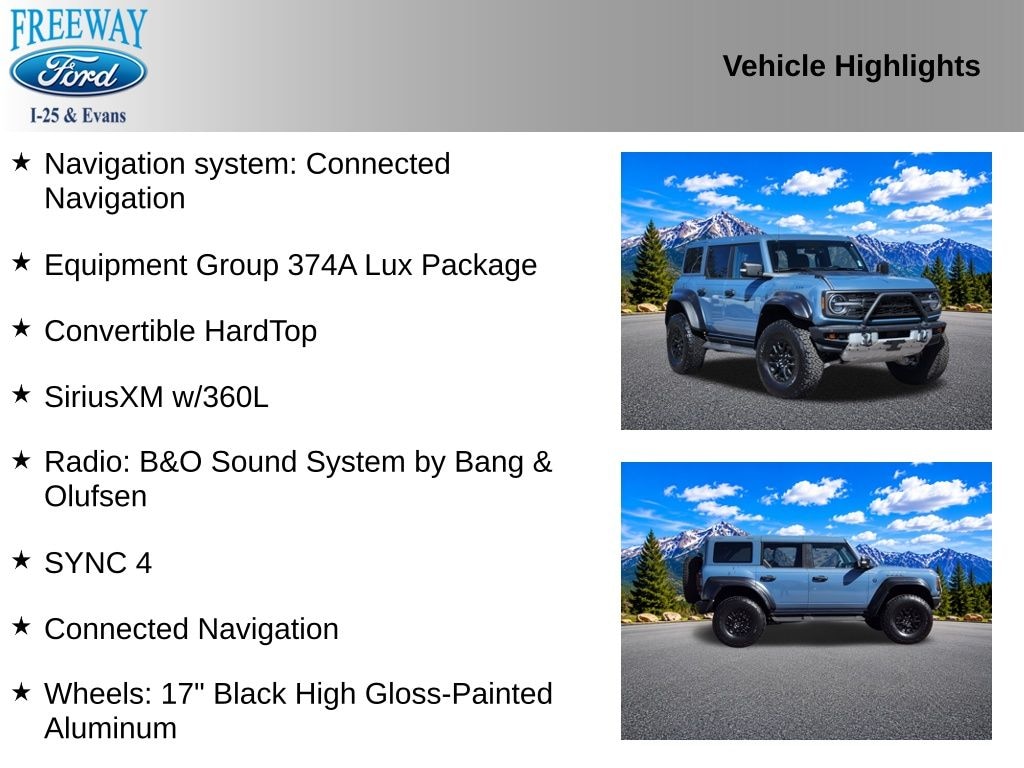 Used 2025 Ford Bronco Raptor SUV