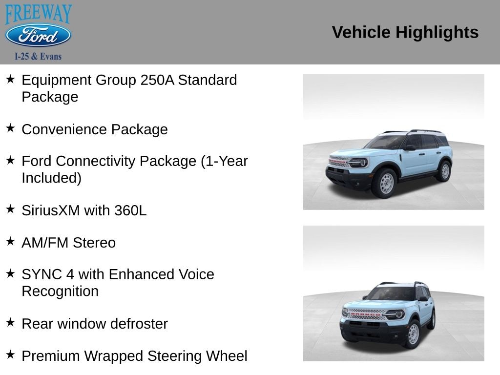 New 2026 Ford Bronco Sport Heritage SUV