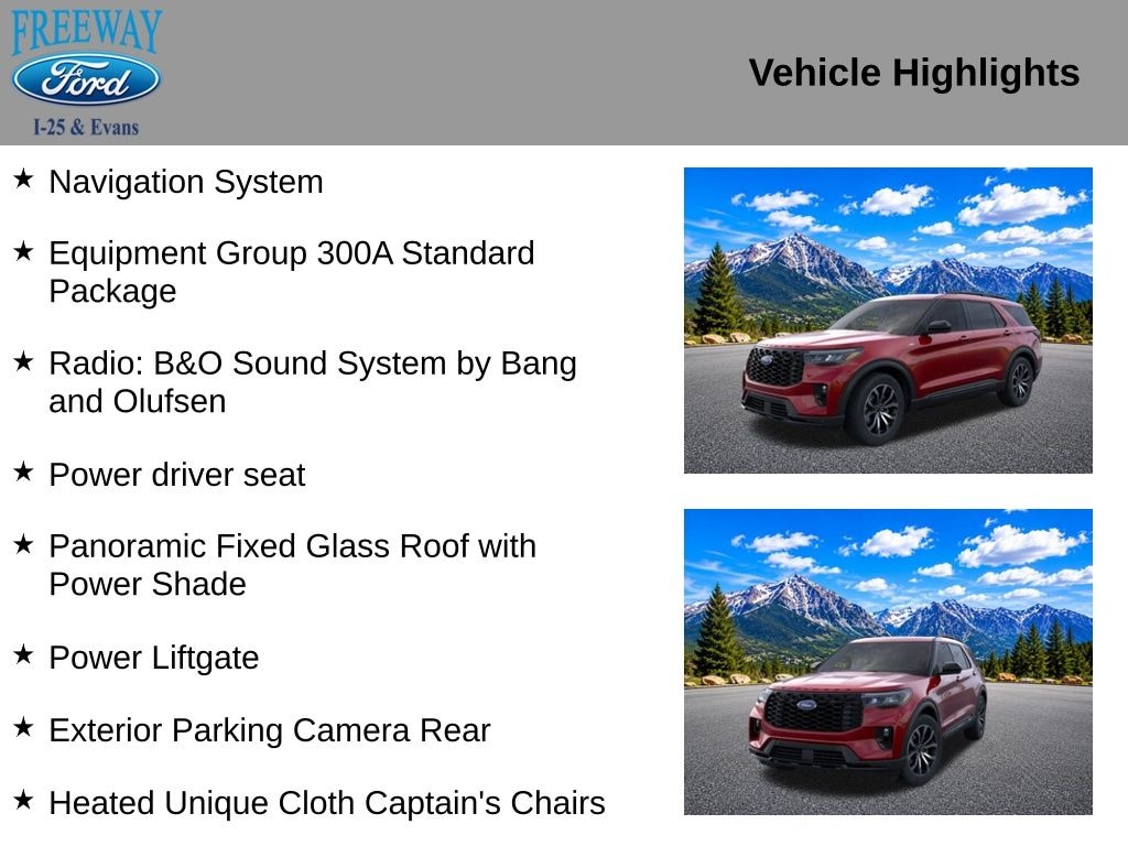 New 2026 Ford Explorer ST-Line SUV