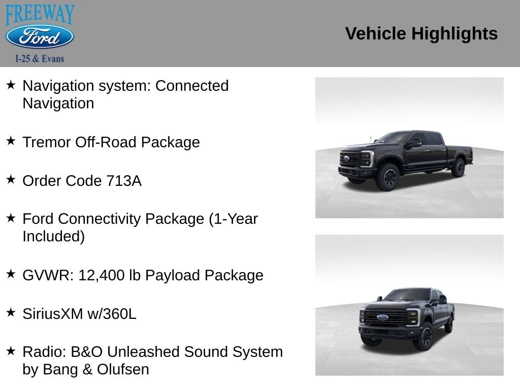 New 2026 Ford F-350SD Platinum Truck