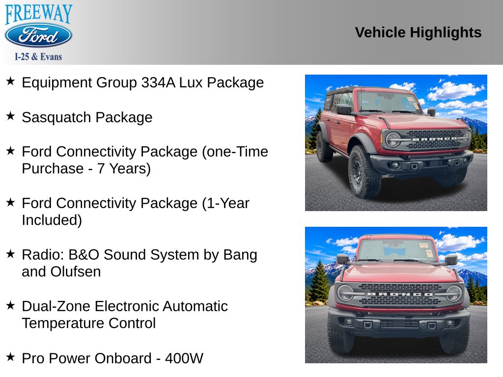 Certified 2026 Ford Bronco Badlands SUV