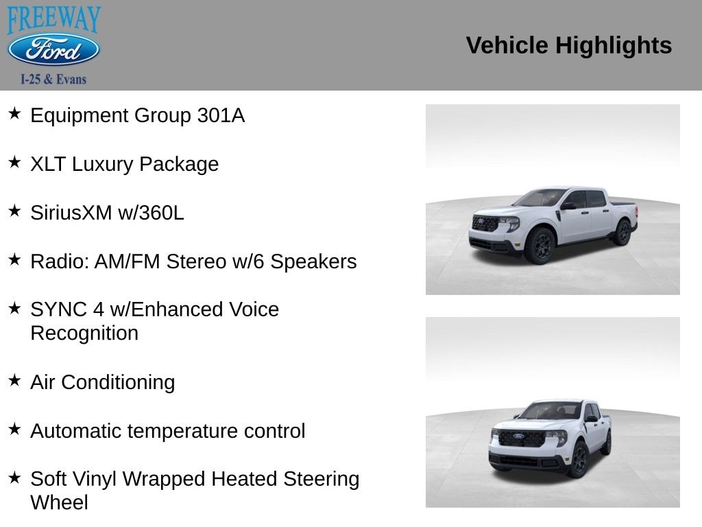 New 2025 Ford Maverick XLT Truck