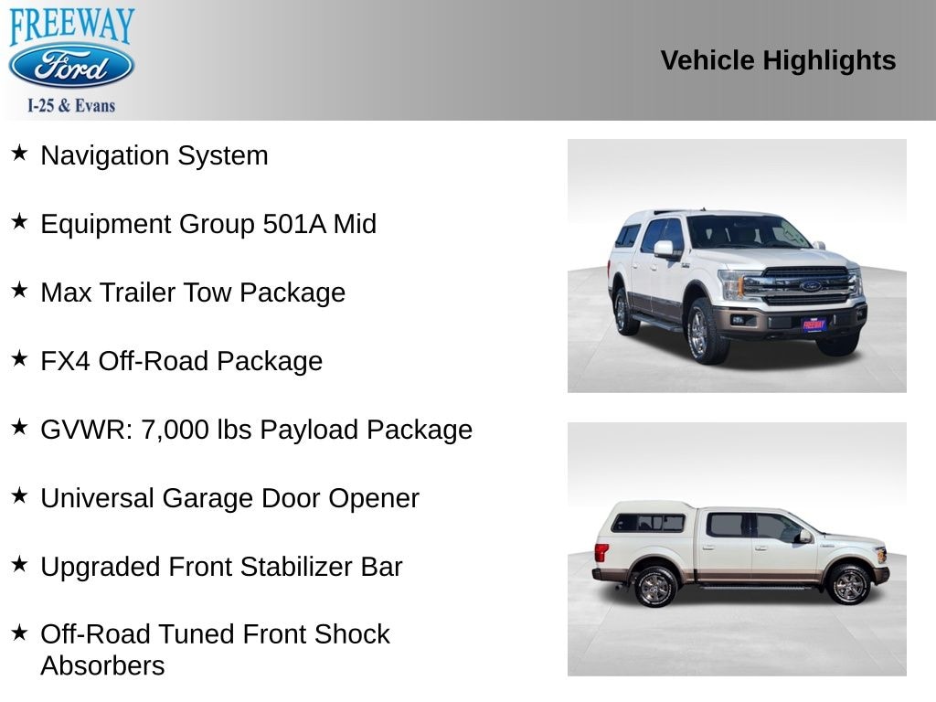 Certified 2019 Ford F-150 Lariat Truck