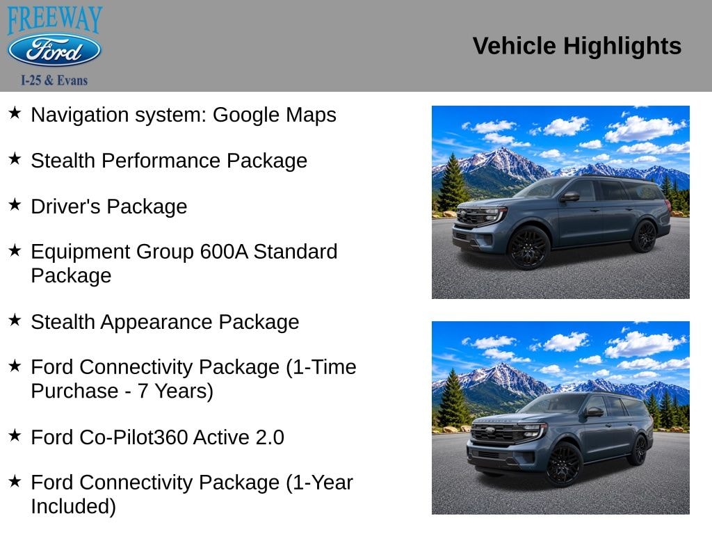 New 2027 Ford Expedition Max Platinum SUV