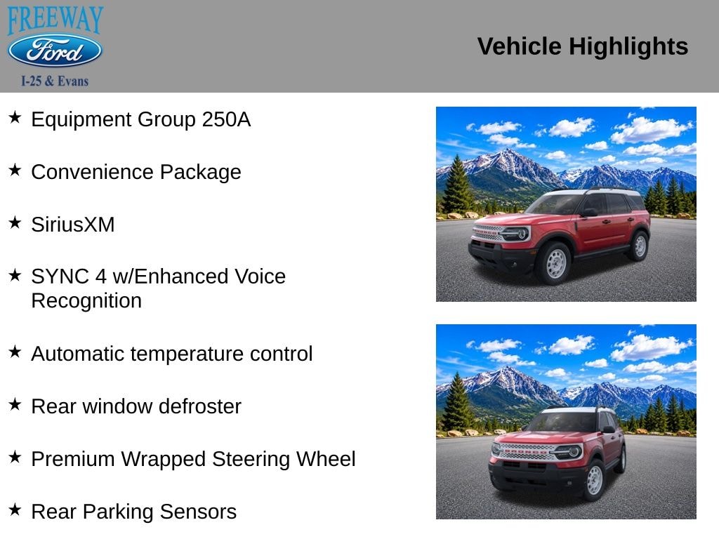 New 2025 Ford Bronco Sport Heritage SUV
