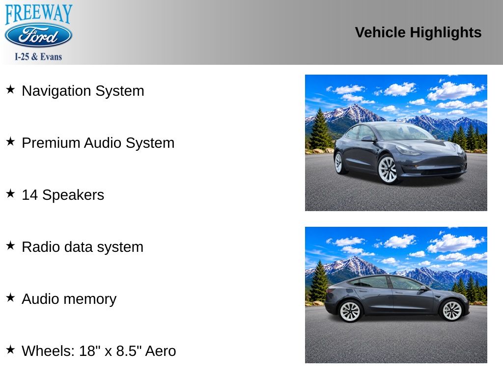 Used 2023 Tesla Model 3 Long Range with VIN 5YJ3E1EB0PF714351 for sale in Denver, CO