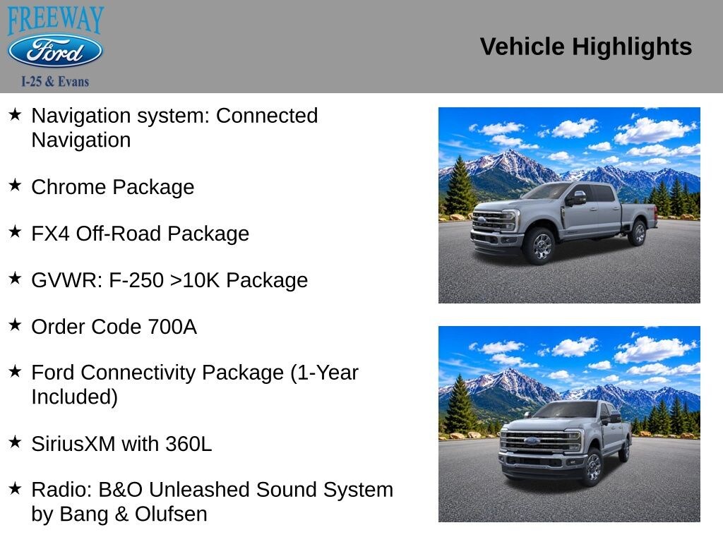 New 2026 Ford F-250SD King Ranch Truck