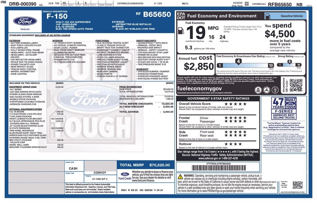 Used 2024 Ford F-150 XLT Truck