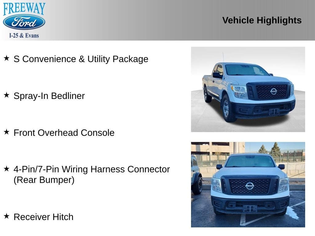 Used 2017 Nissan Titan S Truck