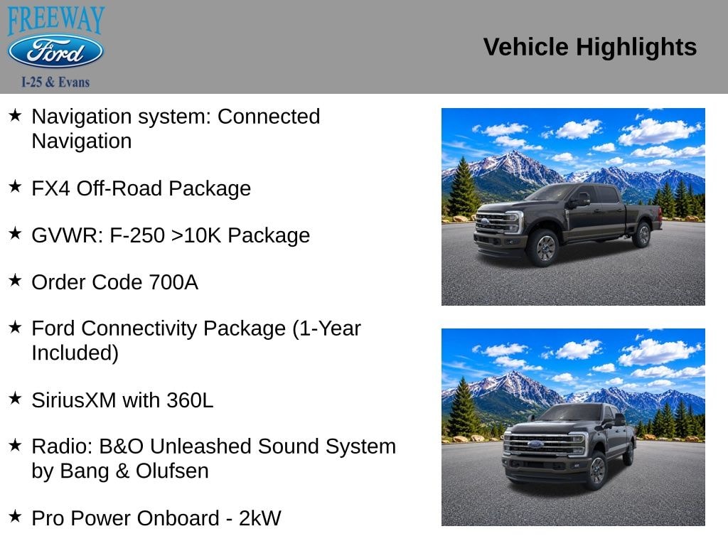 New 2026 Ford F-250SD King Ranch Truck