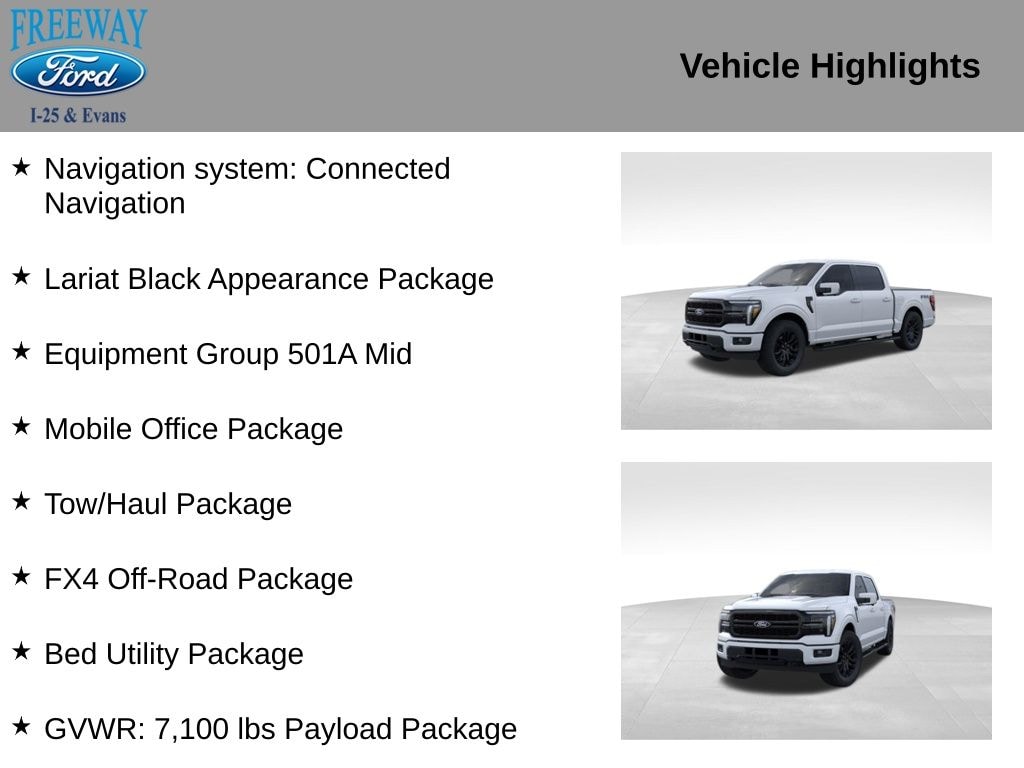 New 2025 Ford F-150 Lariat Truck