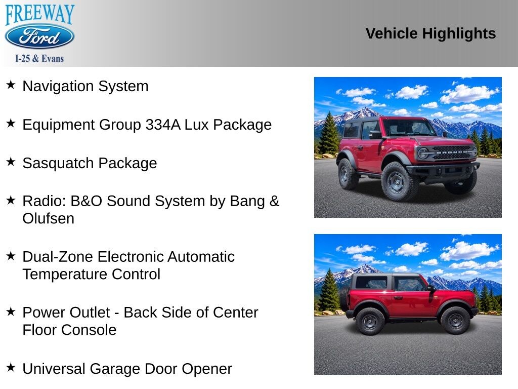 Certified 2025 Ford Bronco Badlands SUV
