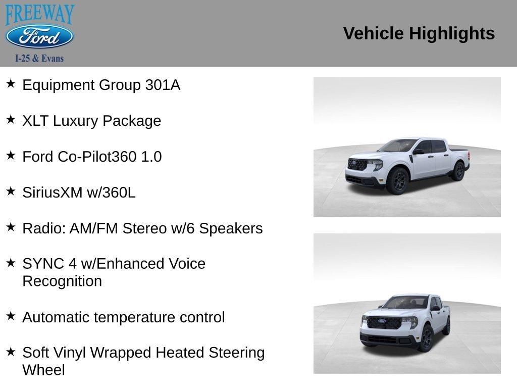 New 2025 Ford Maverick XLT Truck