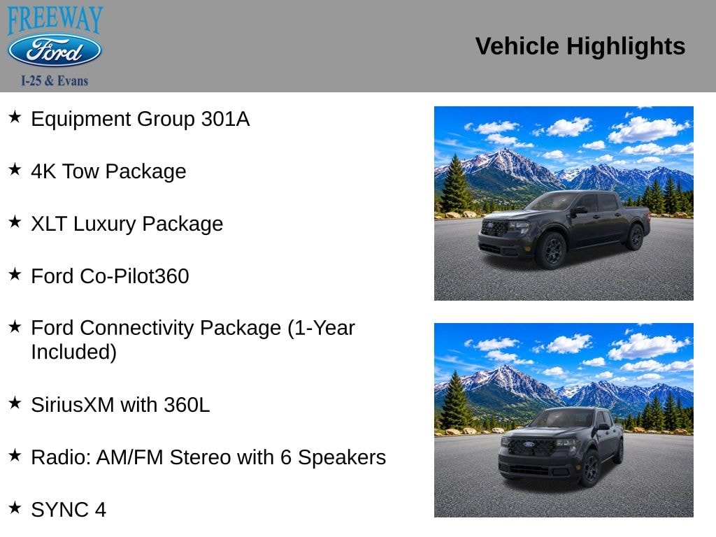 New 2026 Ford Maverick XLT Truck