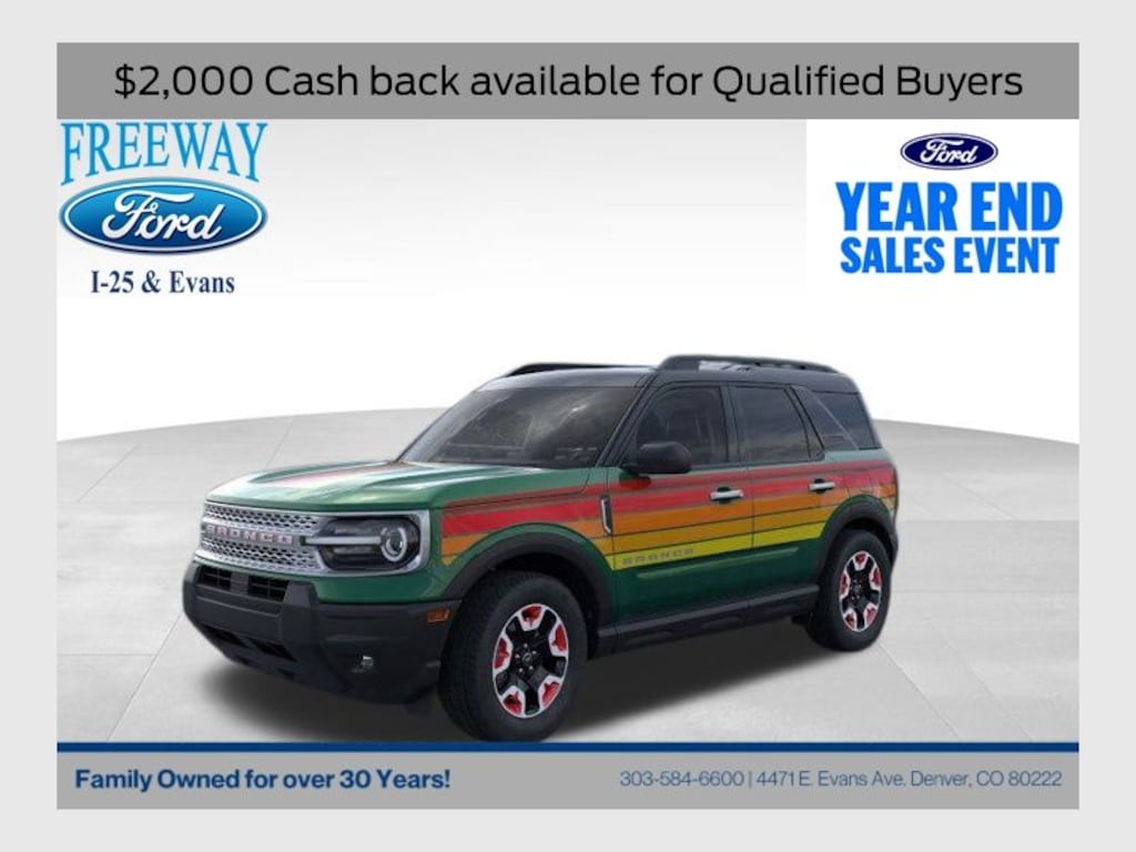 New 2025 Ford Bronco Sport Free Wheeling SUV