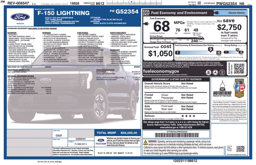 2023 Ford F-150 XLT 4x4 SuperCrew 5-1/2 Box's photo