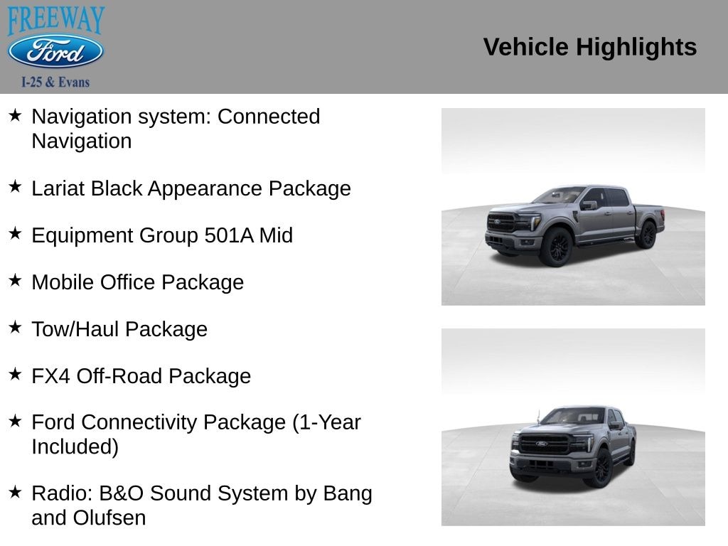 New 2026 Ford F-150 Lariat Truck