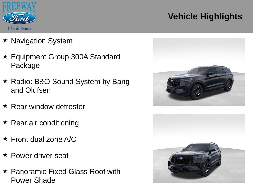 New 2026 Ford Explorer ST-Line SUV