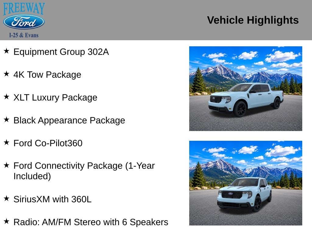 New 2026 Ford Maverick XLT Truck