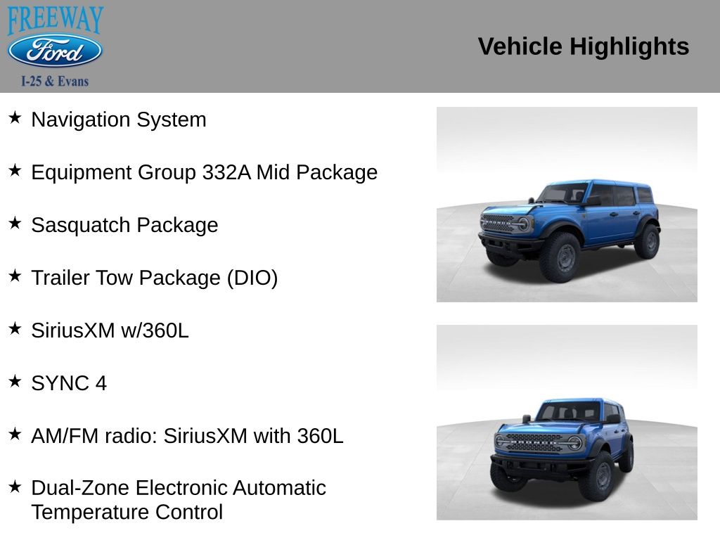 2025 Ford Bronco 4-Door Badlands