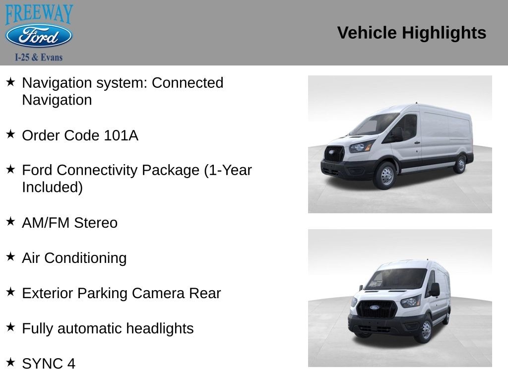 New 2026 Ford Transit-250 Base Cargo Van