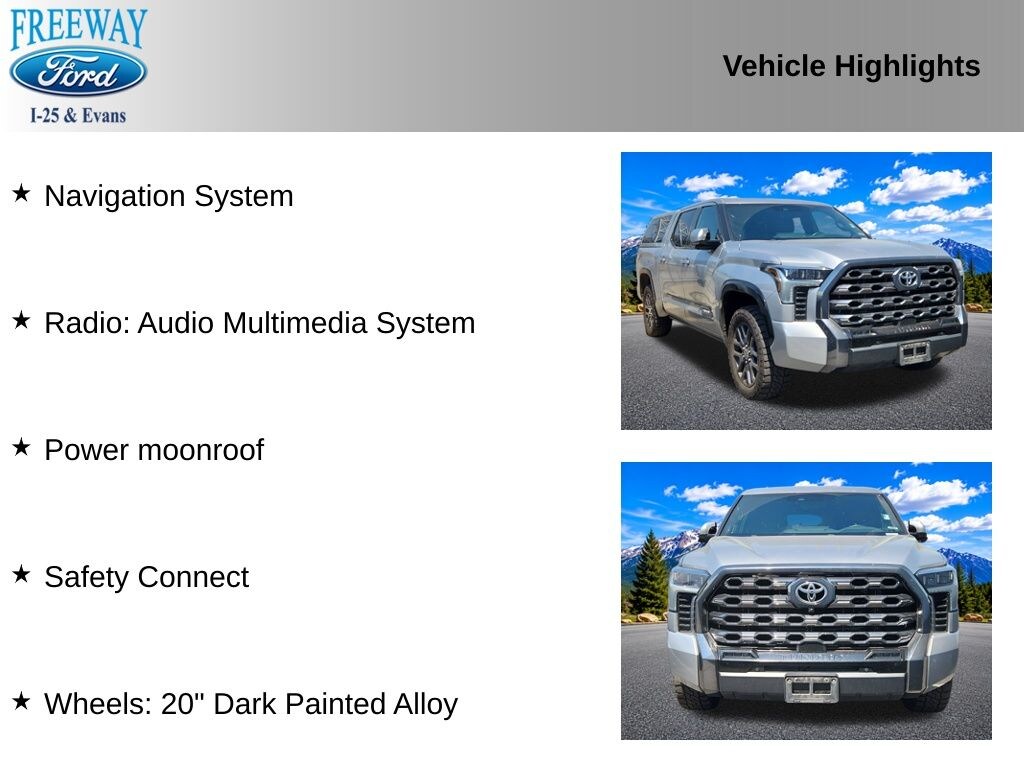 Certified 2023 Toyota Tundra Platinum Truck
