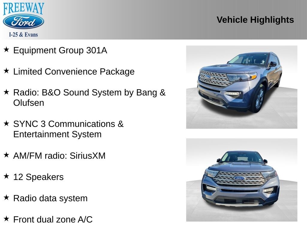 Certified 2021 Ford Explorer Limited SUV