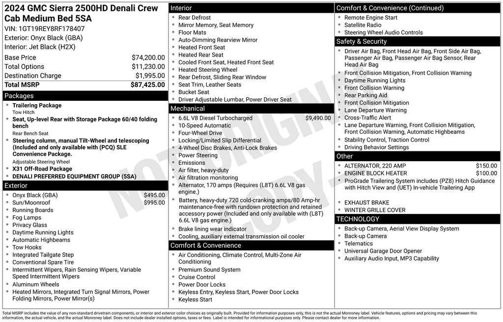 2024 GMC Sierra 2500HD Denali's photo