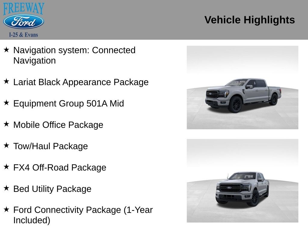 New 2026 Ford F-150 Lariat Truck