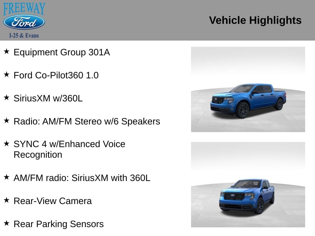 New 2025 Ford Maverick XLT Truck