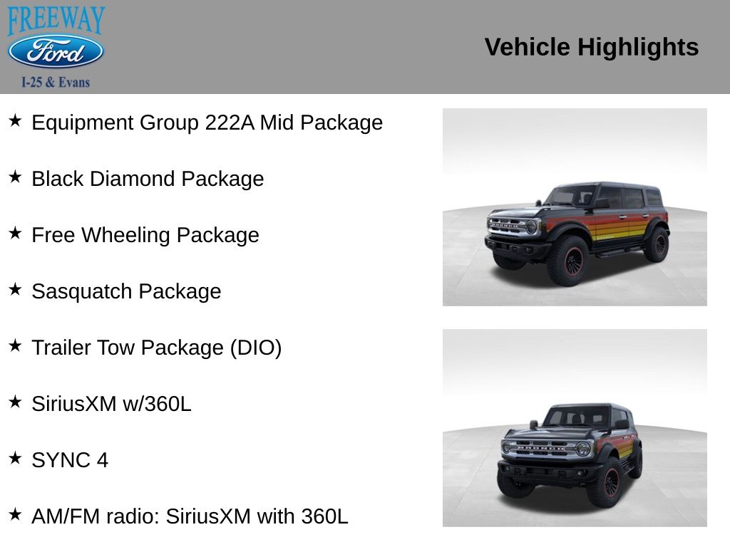 2025 Ford Bronco 4-Door Big Bend