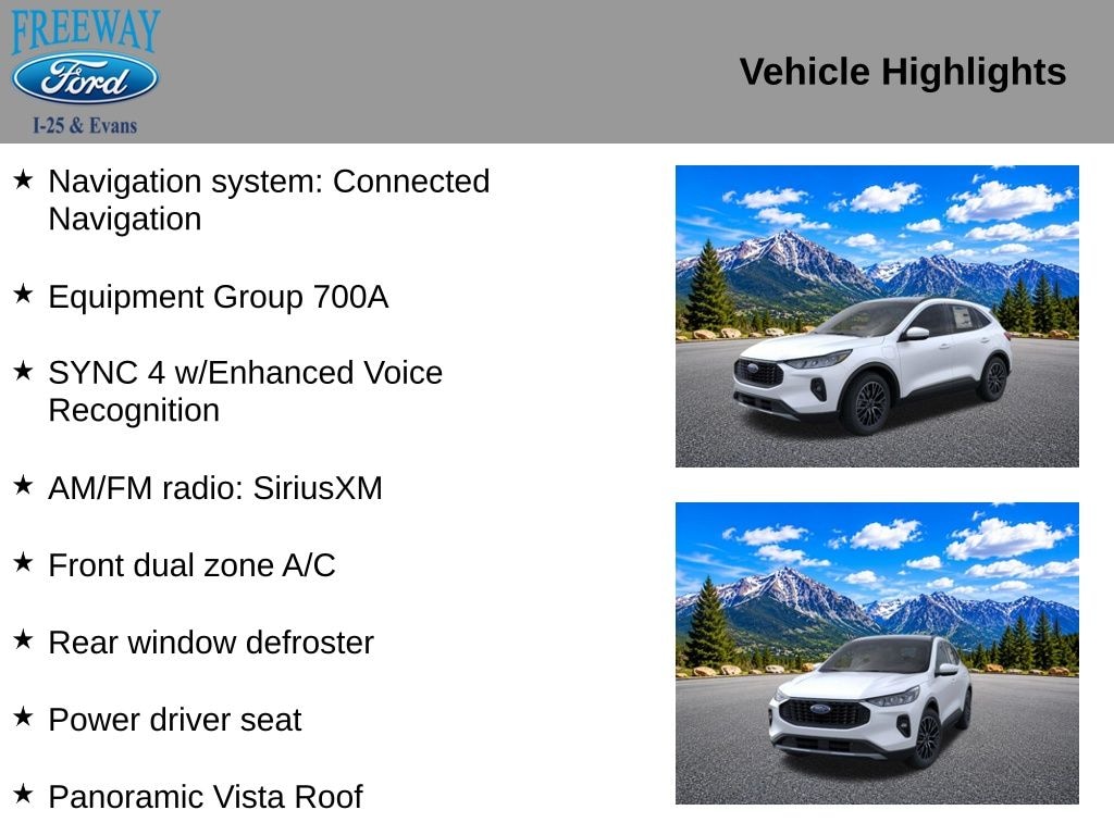 New 2025 Ford Escape Plug-In Hybrid Base SUV