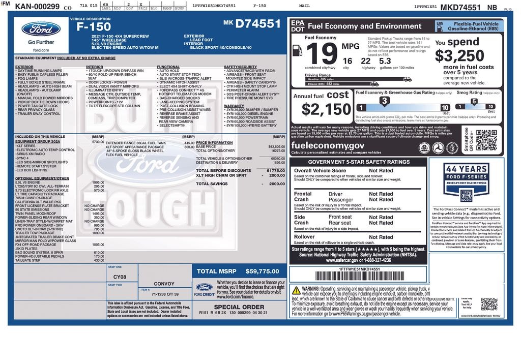 Used 2021 Ford F-150 XLT Truck