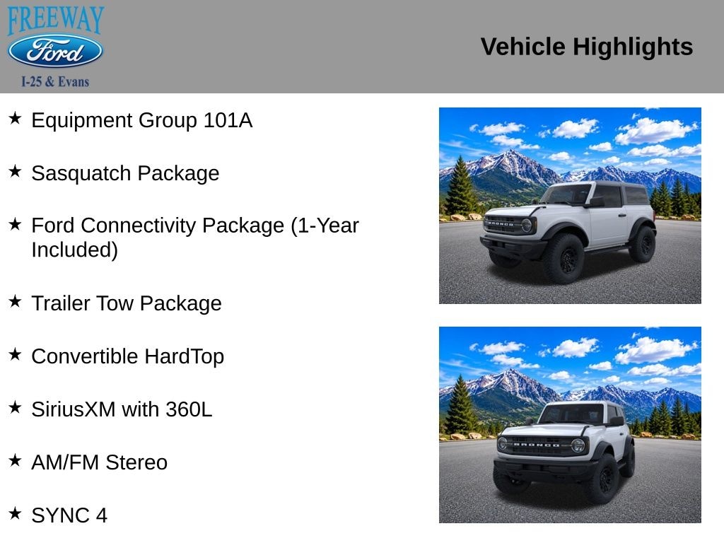New 2026 Ford Bronco Base SUV
