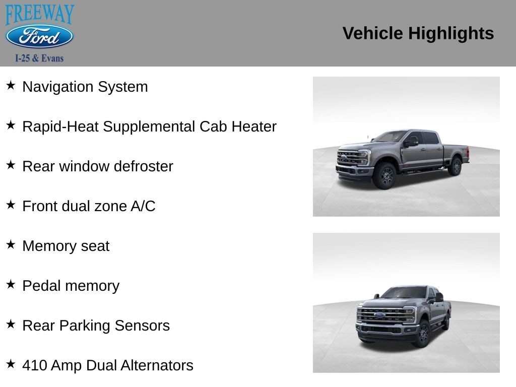 New 2025 Ford F-350SD Lariat Truck