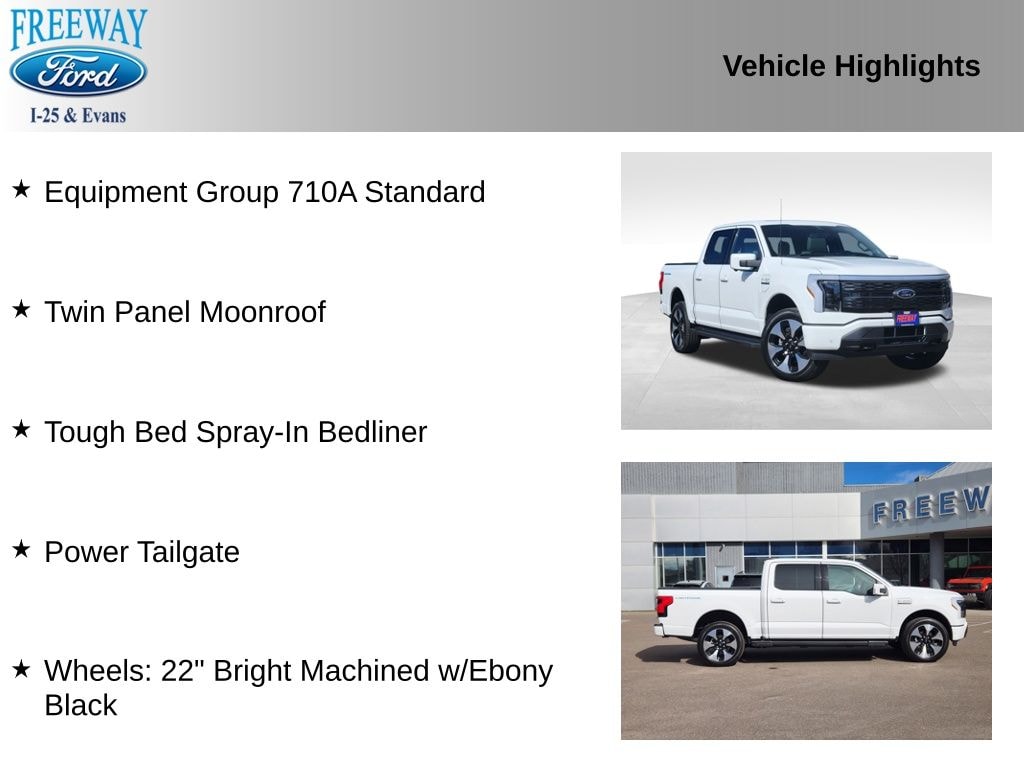 Used 2023 Ford F-150 Lightning Platinum Truck