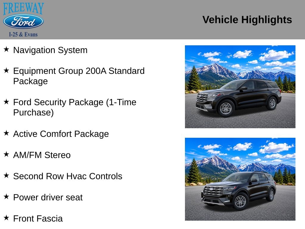 New 2027 Ford Explorer Active SUV