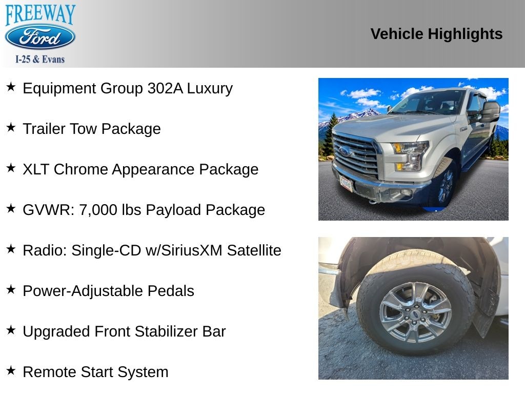 Used 2017 Ford F-150 XLT Truck