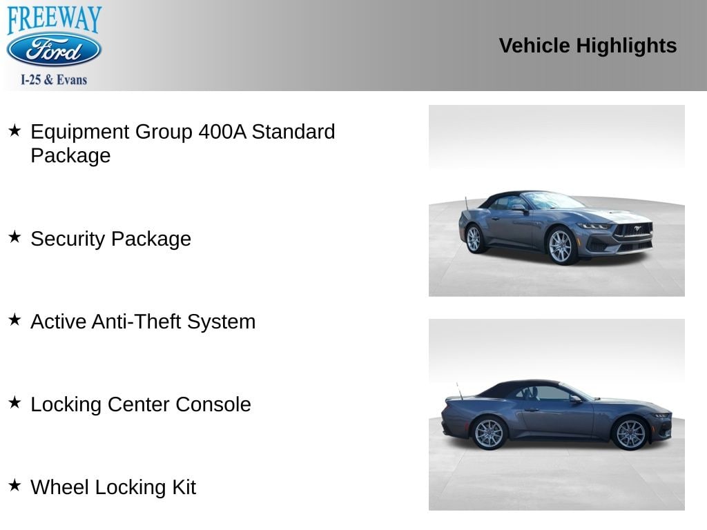 Certified 2024 Ford Mustang GT Premium Convertible