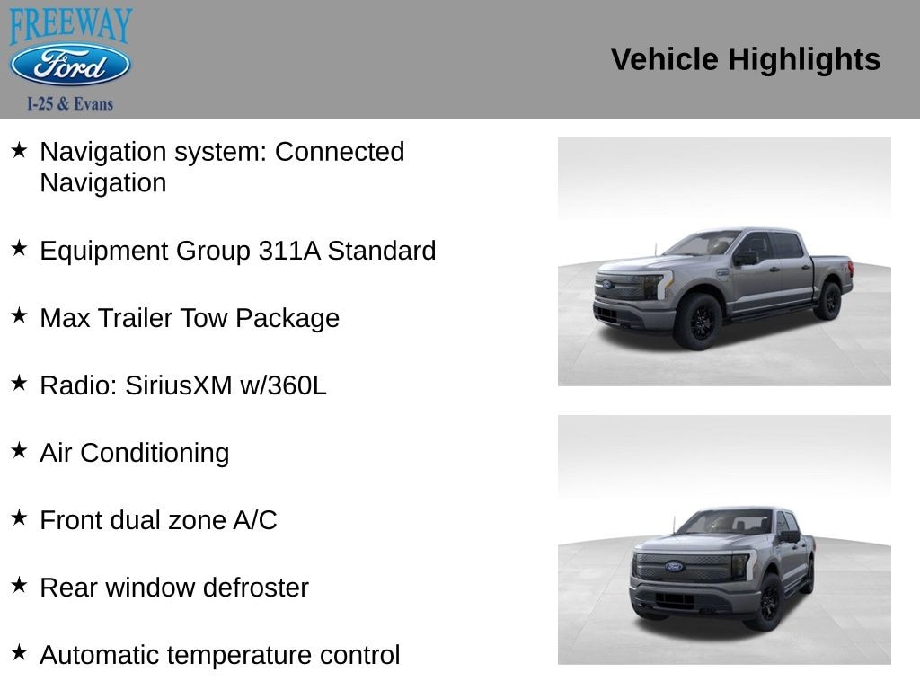 New 2025 Ford F-150 Lightning XLT Truck